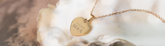 the perfect annyversary gift, engraved jewelry