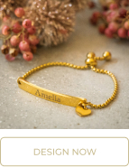 engraving your name on a bracelet